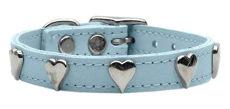 Heart Leather Baby Blue 14