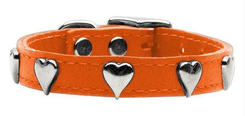 Heart Leather Orange 18