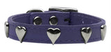 Heart Leather Purple 20