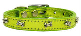 Metallic Bone Leather  Lime Green MTL 10