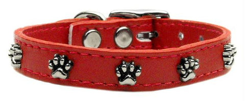 Paw Leather  Red 12