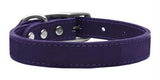 Plain Leather Collars Purple 10