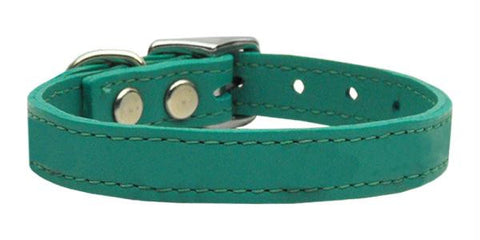 Plain Leather Collars Jade 12