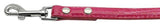 Faux Croc Crystal Bone Collars Pink Half Inch Wide Leash