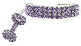 Glamour Bits Pet Jewelry Purple S (6-8)